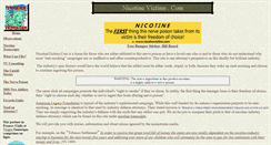 Desktop Screenshot of nicotinevictims.com