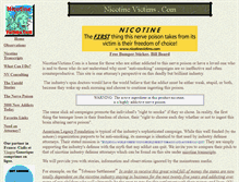 Tablet Screenshot of nicotinevictims.com